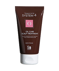 Sim Sensitive System 4 - Терапевтическая маска-пилинг "О" для глубокого очищения кожи головы и нормализации микрофлоры 75 мл